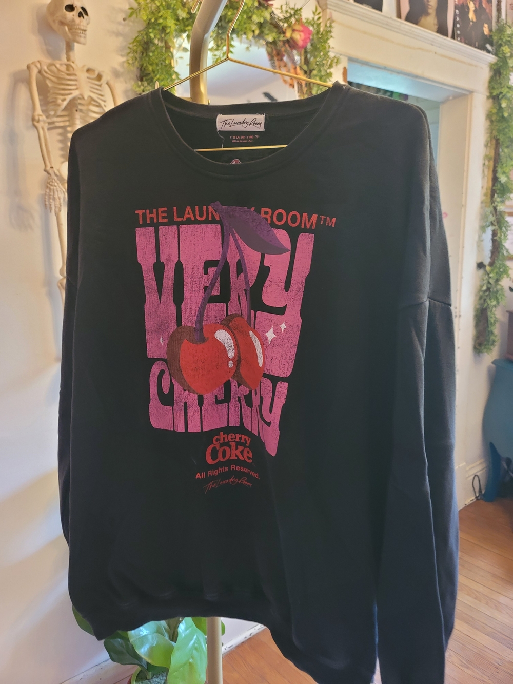 Revolve The Laundry Room Very Cherry Cola Oversized Crewneck Sweatshirt